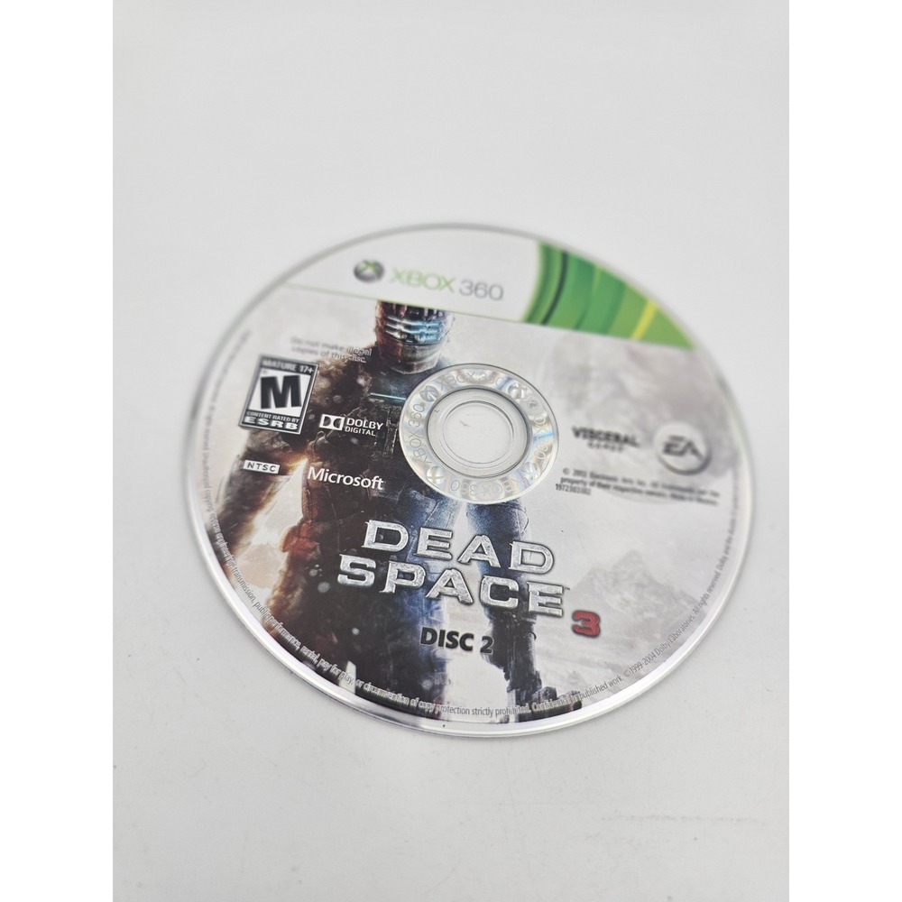 Dead Space 3: Limited Edition (Microsoft Xbox 360, 2013) Tested Disk 2 Only